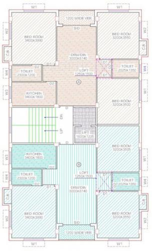  palace Images for Cluster Plan of Jeet Nirman Palace