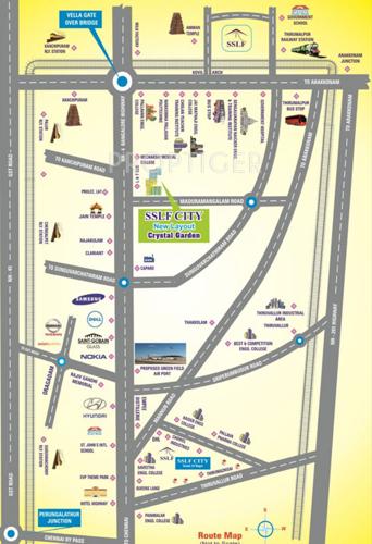 Images for Location Plan of Sree Sarabeswaraa Land Foundation Jambodai Crystal Garden