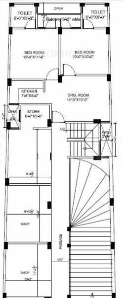  apartments Apartments Cluster Plan for ground Floor