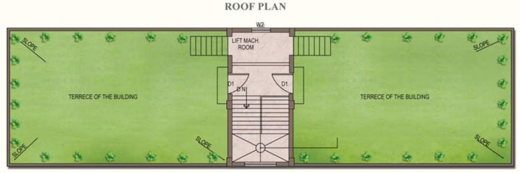 eden group royale Royale Cluster Plan For Terrace Floor