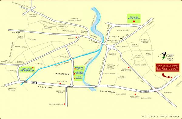  le-residency Location Plan