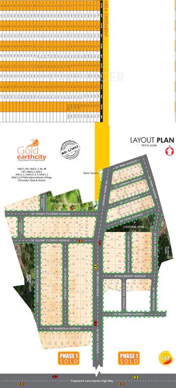 Images for Layout Plan of Gold City Phase 2