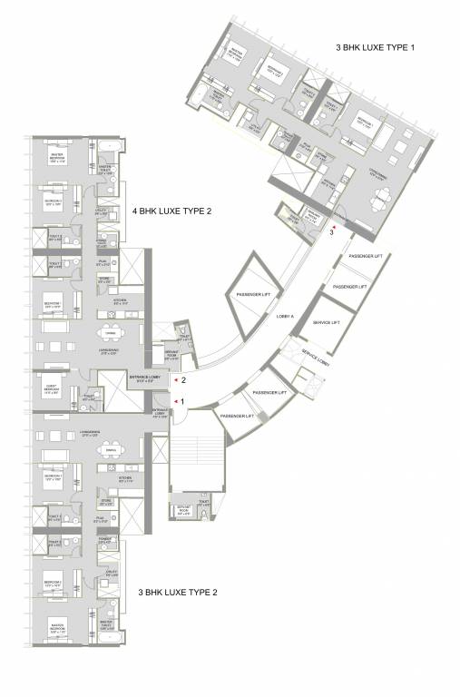 park Wing A Cluster Plan