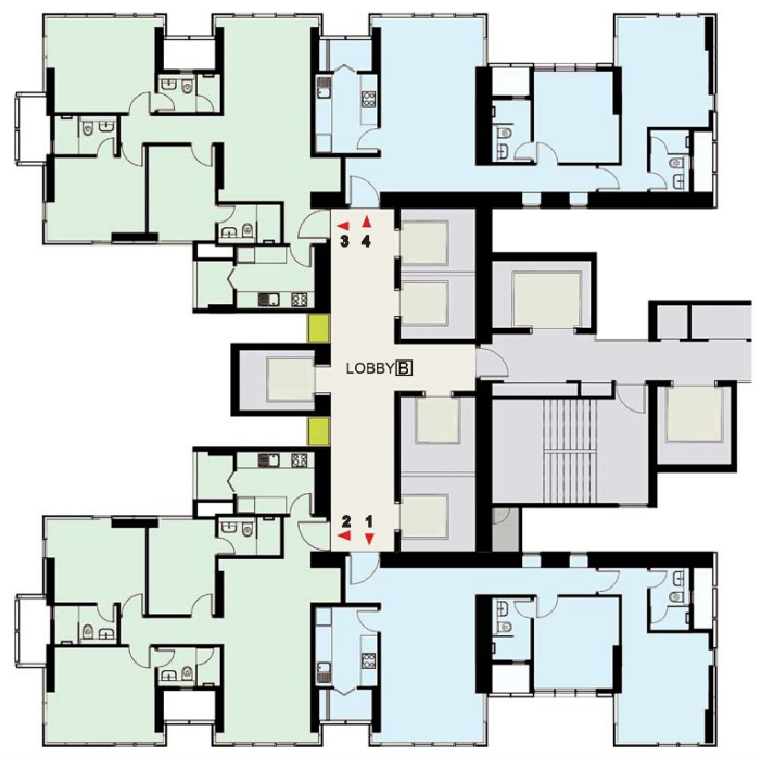  park Wing B Cluster Plan