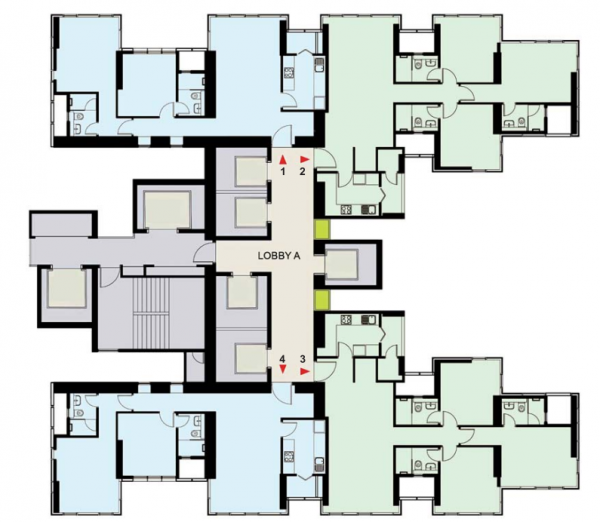 Wing B Cluster Plan park Wing B Cluster Plan
