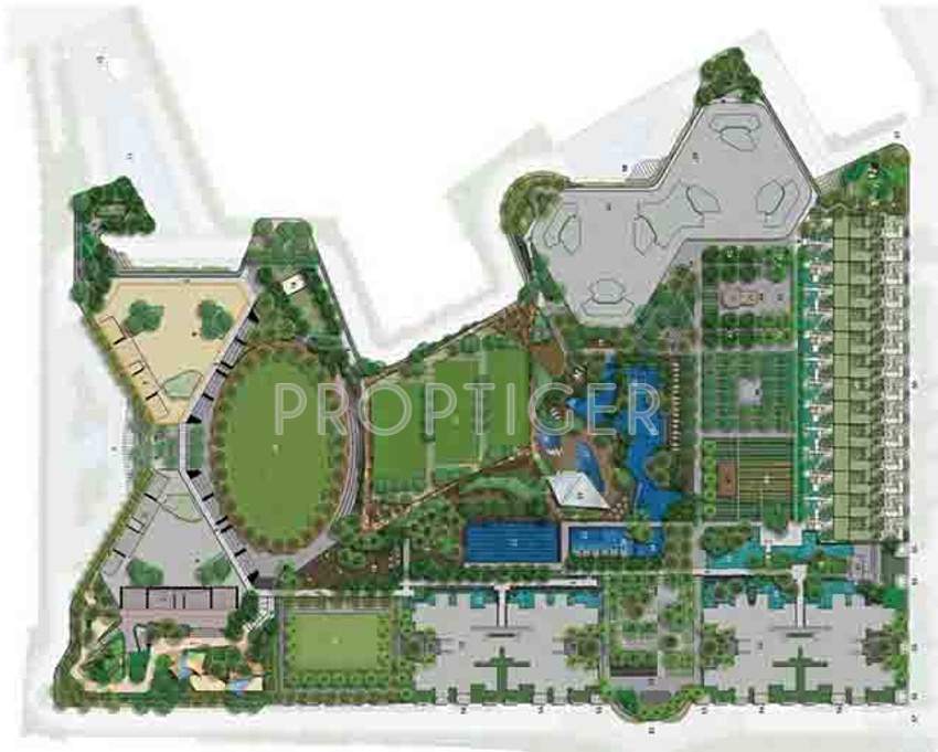  park Images for Master Plan of Lodha Trump Tower
