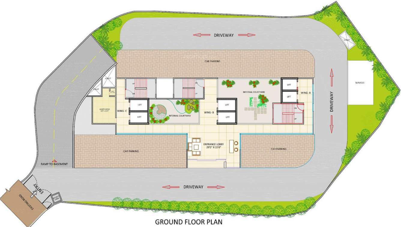  gold spot Images for Cluster Plan of The Baya Goldspot