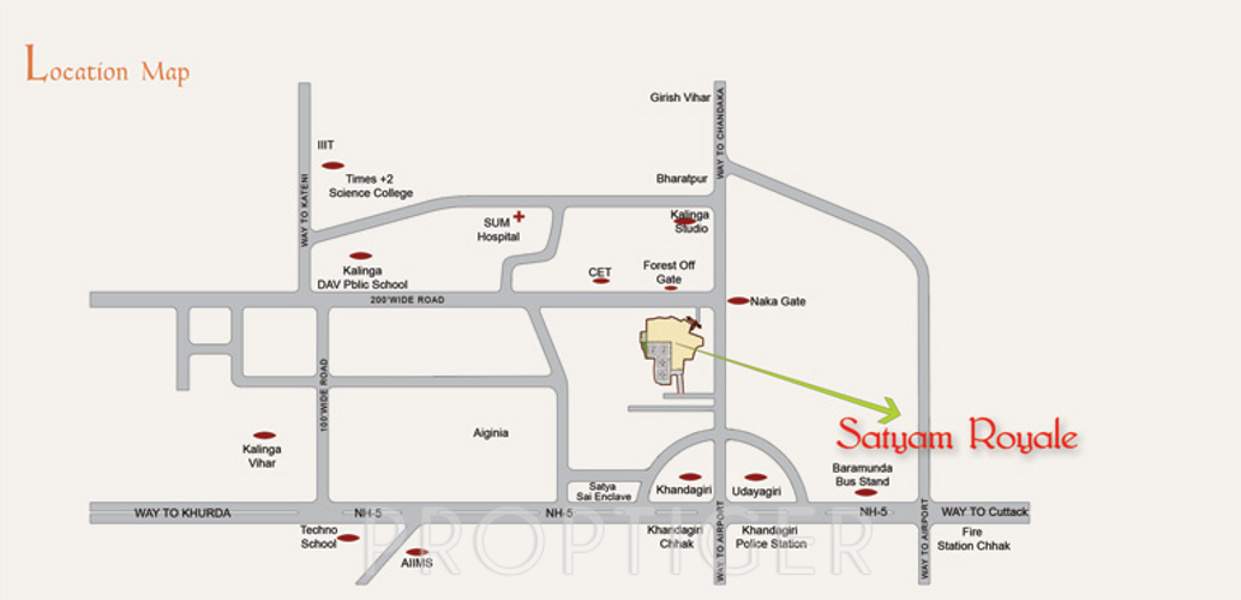 Images for Location Plan of Shuvam Satyam Royale