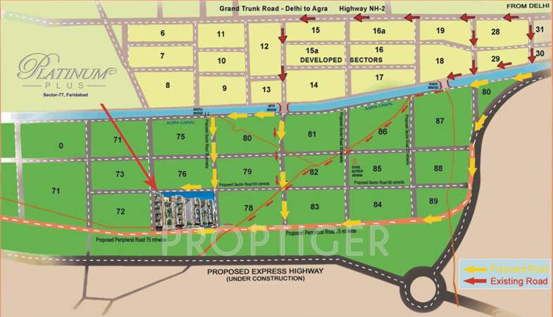  platinum plus Images for Location Plan of KLJ Platinum Plus