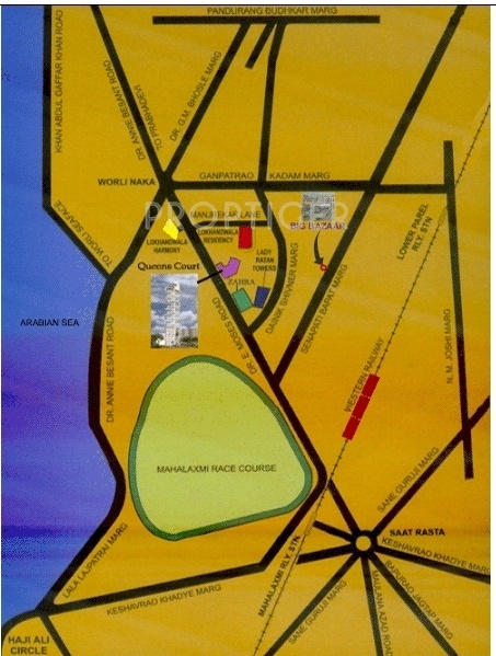 Images for Location Plan of Lokhandwala Infrastructure Queens Court