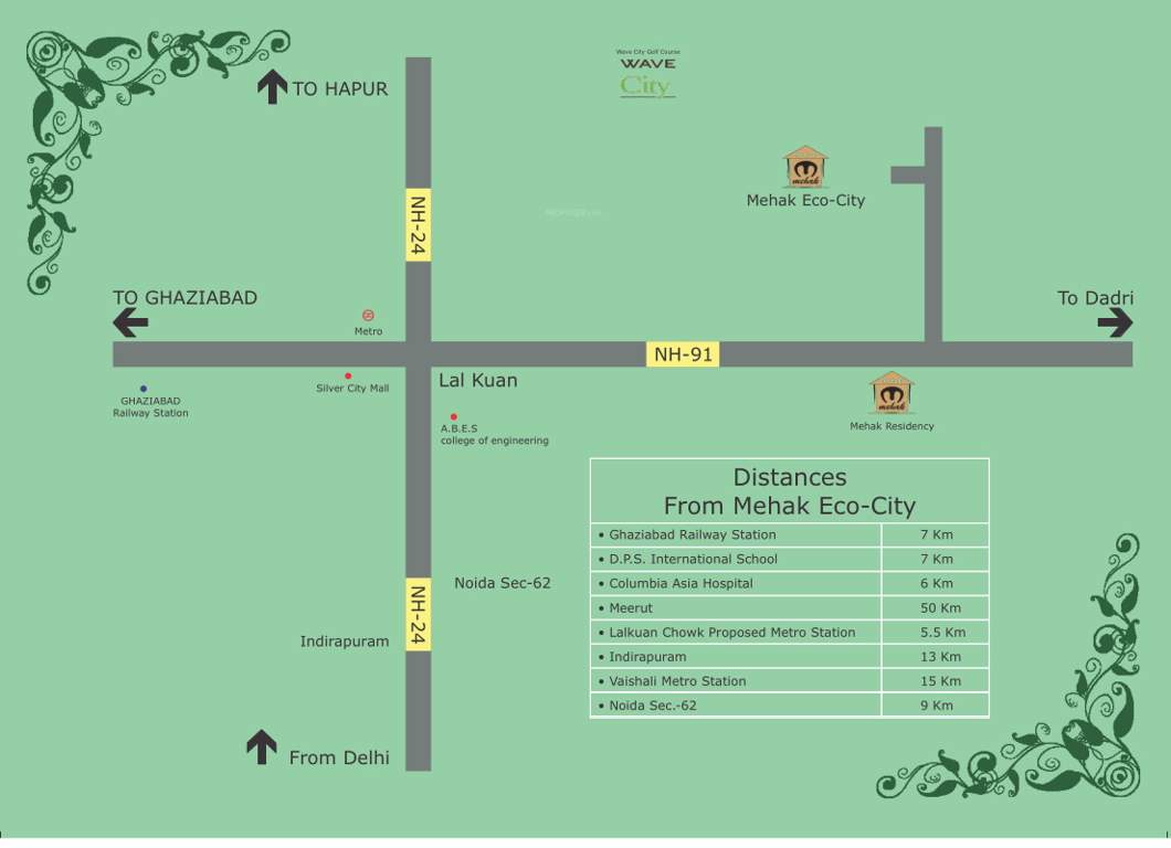  eco city plots Location Plan