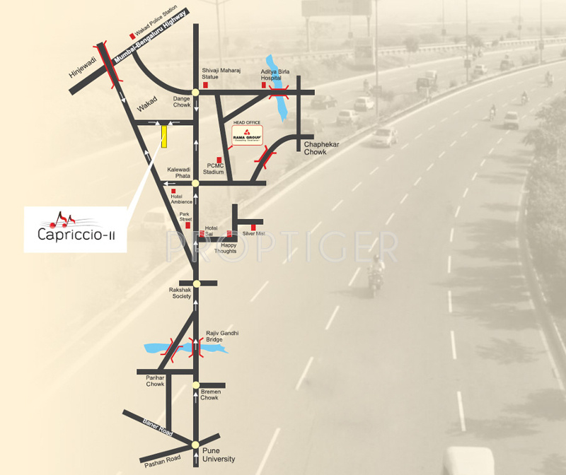 Images for Location Plan of Rama Group Capriccio Phase II