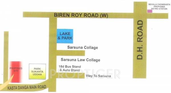 Location Plan raghuvar-developers-private-limited enclave Location Plan