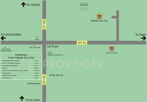 Images for Location Plan of Mehak Eco City Apartment
