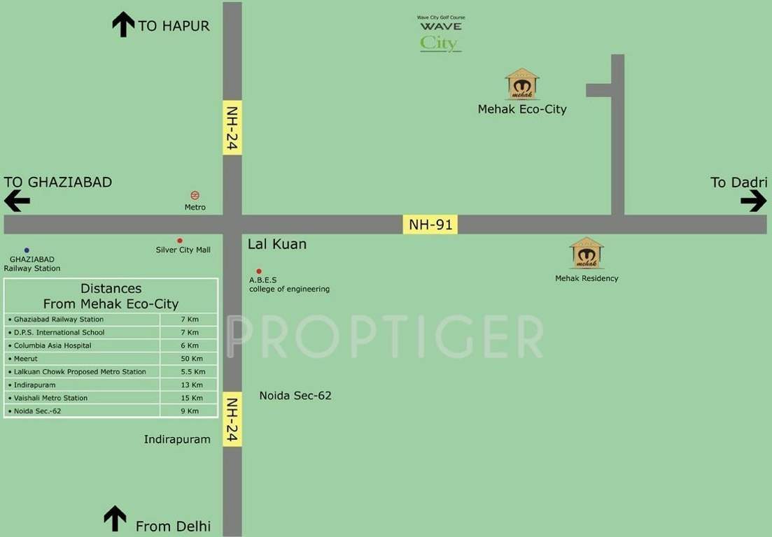 Images for Location Plan of Mehak Eco City Apartment