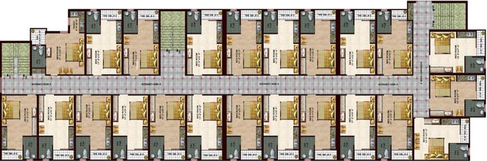 Images for Cluster Plan of Rama Group Delhi Rama Swarn Garden Low Rise Apartments