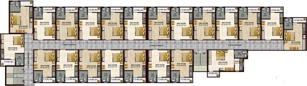 Images for Cluster Plan of Rama Group Delhi Rama Swarn Garden Low Rise Apartments
