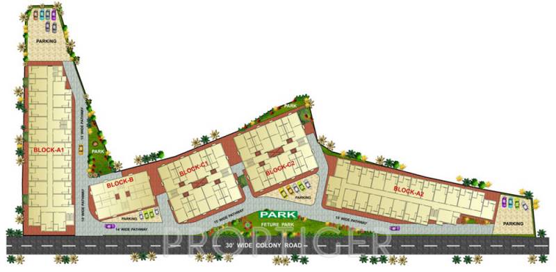 Images for Layout Plan of Rama Group Delhi Rama Swarn Garden Low Rise Apartments