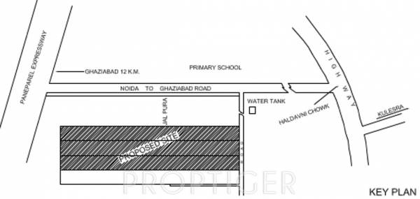 Location Plan bliss-infratech royal-enclave-phase-i Location Plan