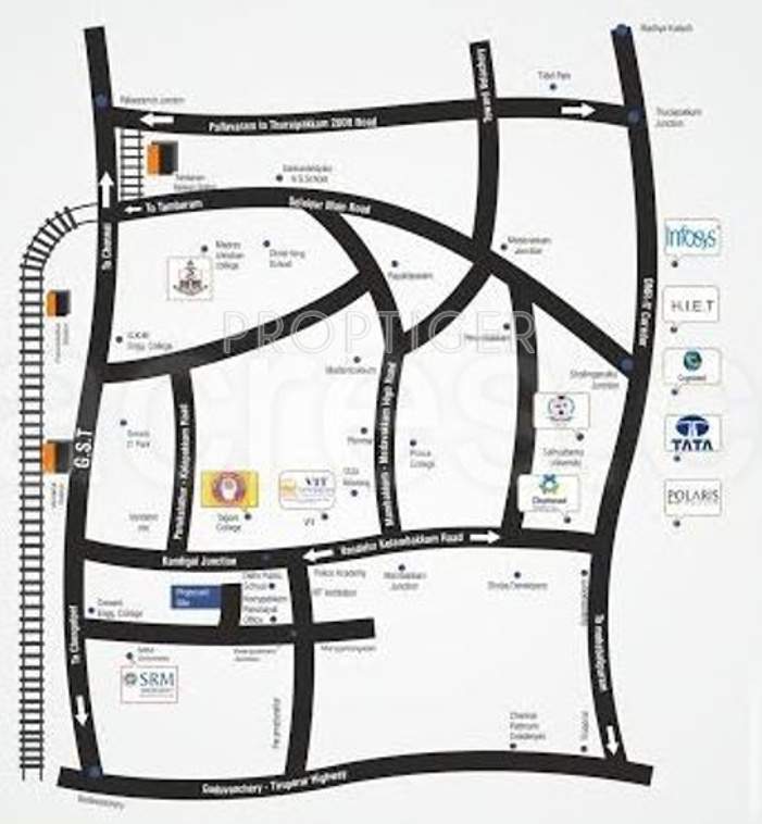mrl golden nagar Images for Location Plan of GSN Property Developers MRL Golden Nagar