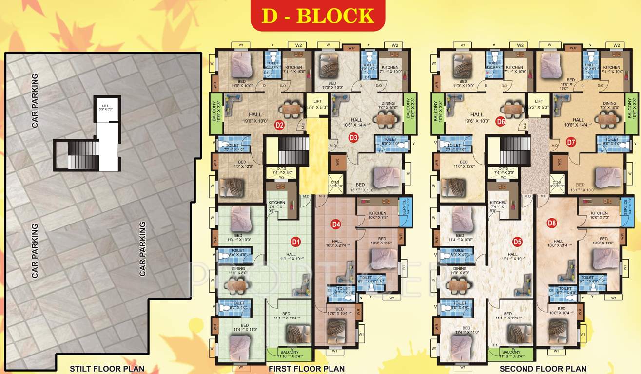  the perfect park Images for Cluster Plan of Perfect Builders The Perfect Park