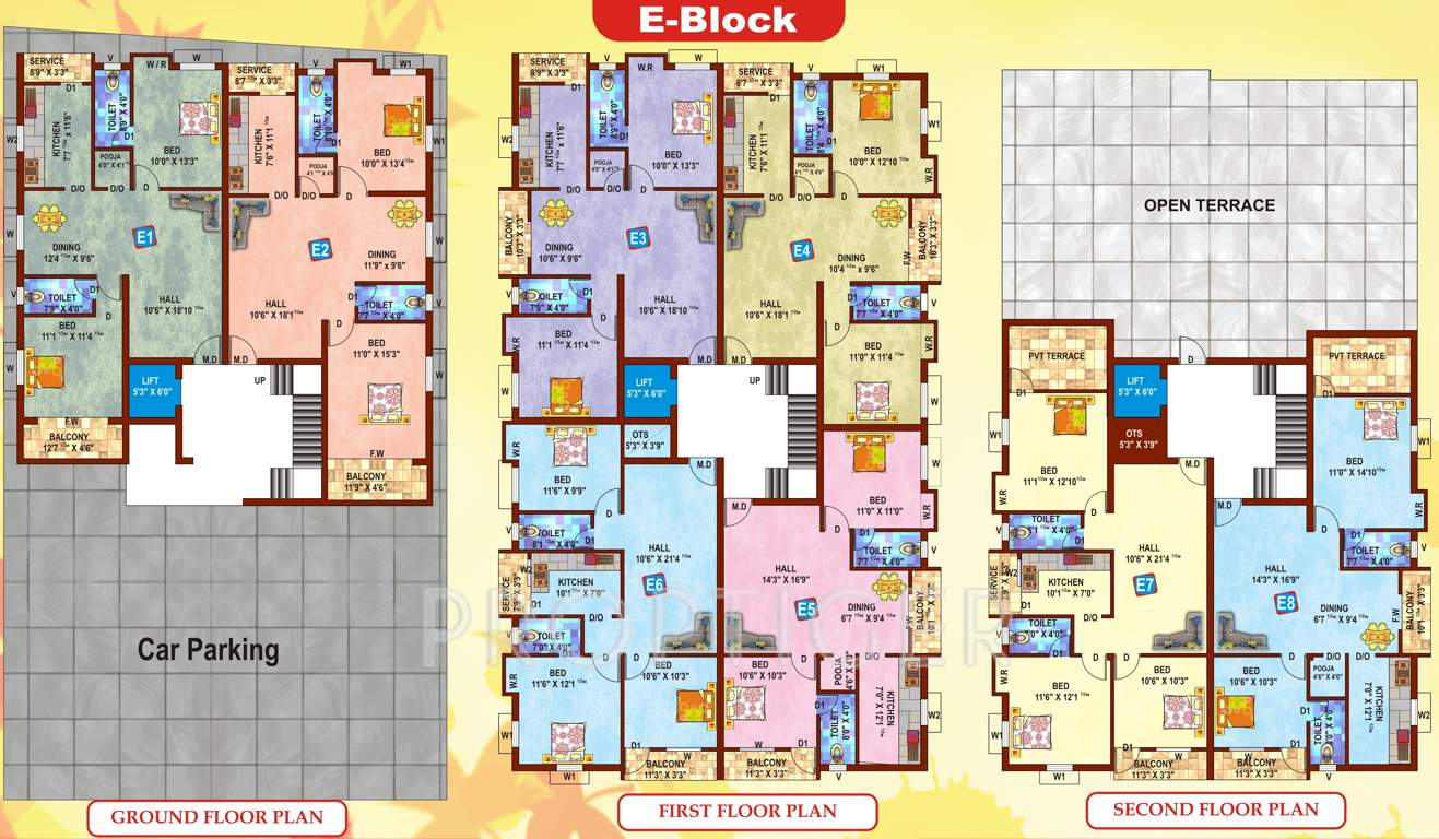  the perfect park Images for Cluster Plan of Perfect Builders The Perfect Park