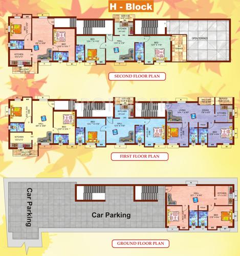  the-perfect-park Images for Cluster Plan of Perfect Builders The Perfect Park
