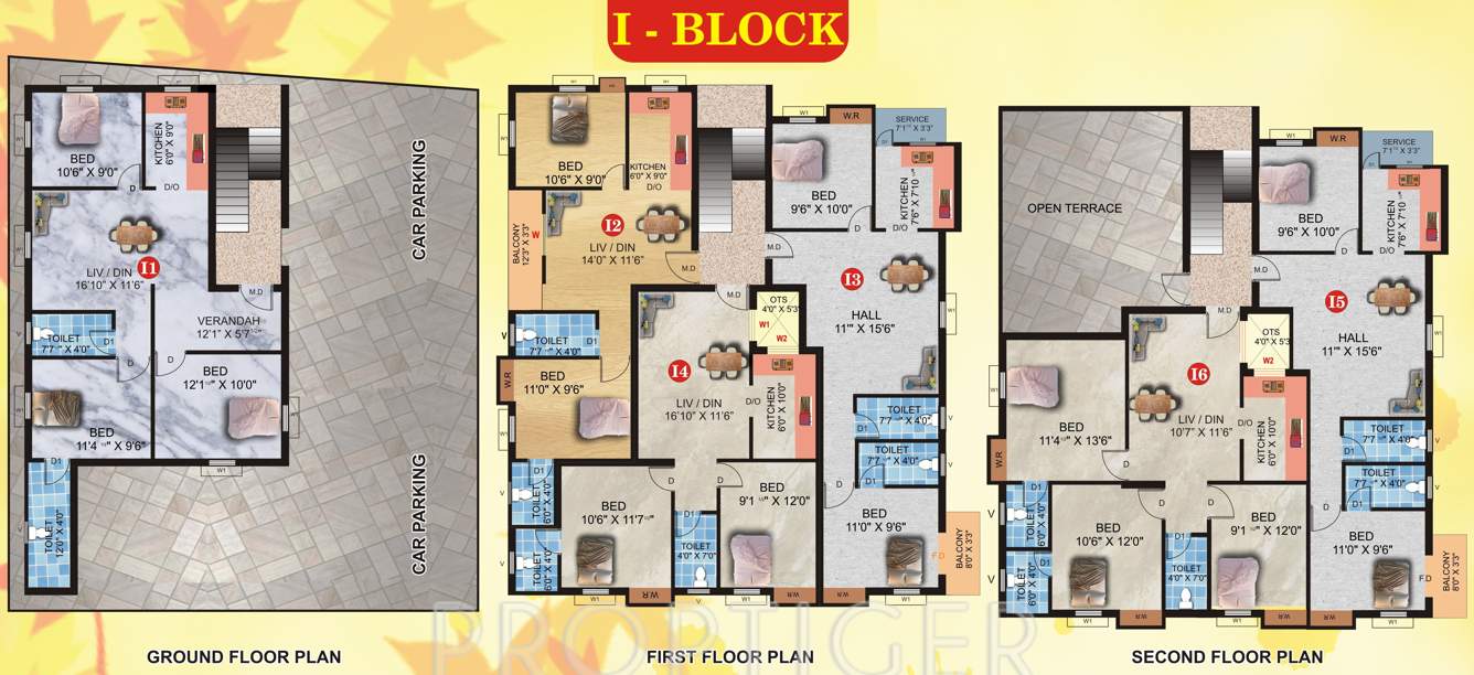  the perfect park Images for Cluster Plan of Perfect Builders The Perfect Park