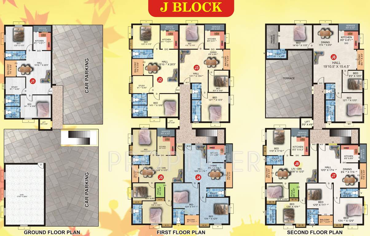  the perfect park Images for Cluster Plan of Perfect Builders The Perfect Park