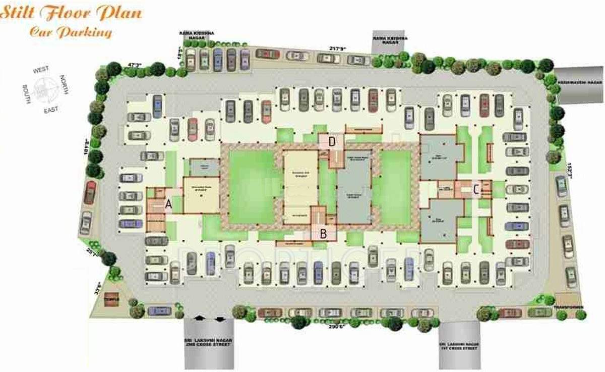 peace garden Images for Cluster Plan of DPR Peace Garden