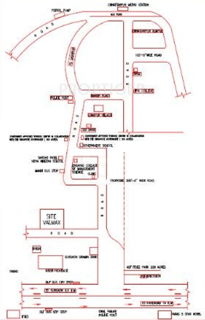 Images for Location Plan of Valmax Constructions Swastik Apartment