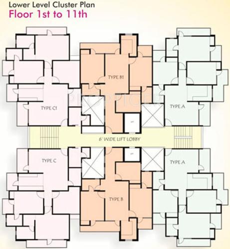 celebration-residency Images for Cluster Plan of Shri Celebration Residency