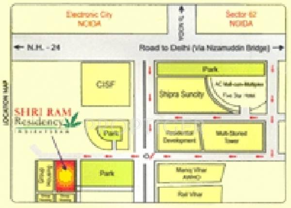 Images for Location Plan of Perfect Shri Ram Residency