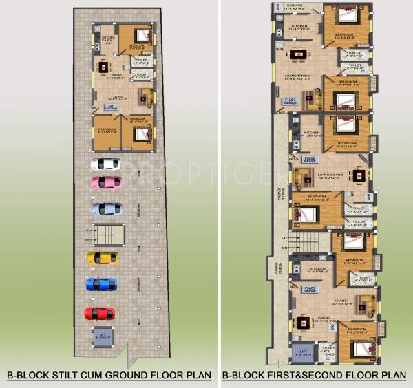Images for Cluster Plan of RKN Lakshya Flats