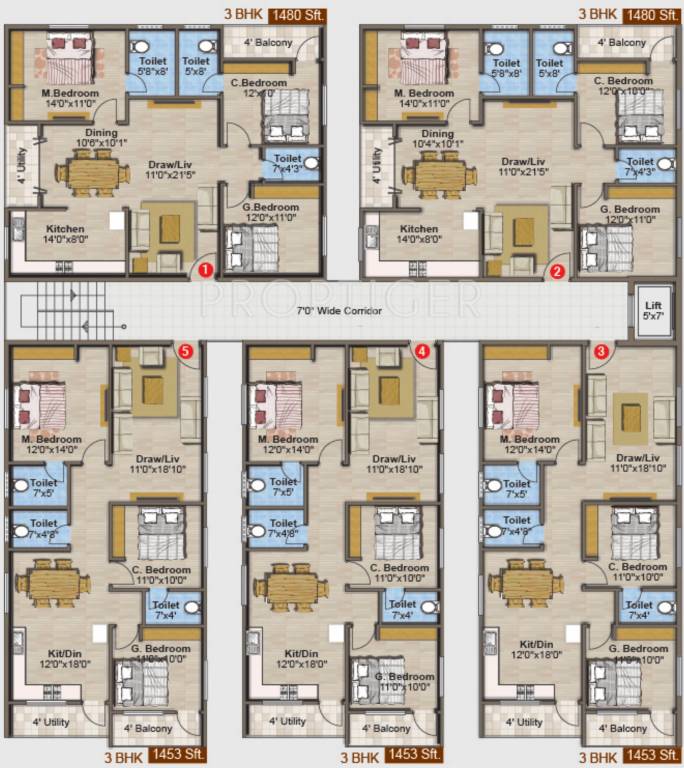 Images for Cluster Plan of Tetra Green Pride