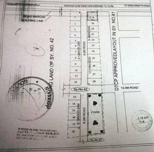 Images for Layout Plan of Chakra Krishna Enclave