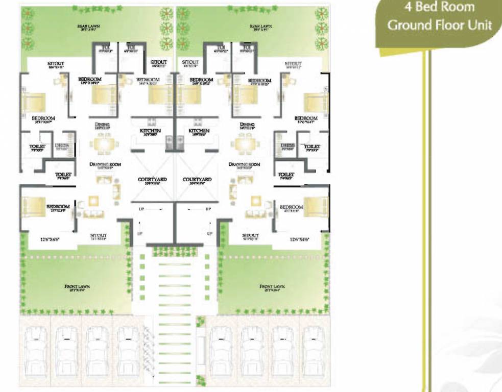 palms Tower A1 to A38 Cluster Plan