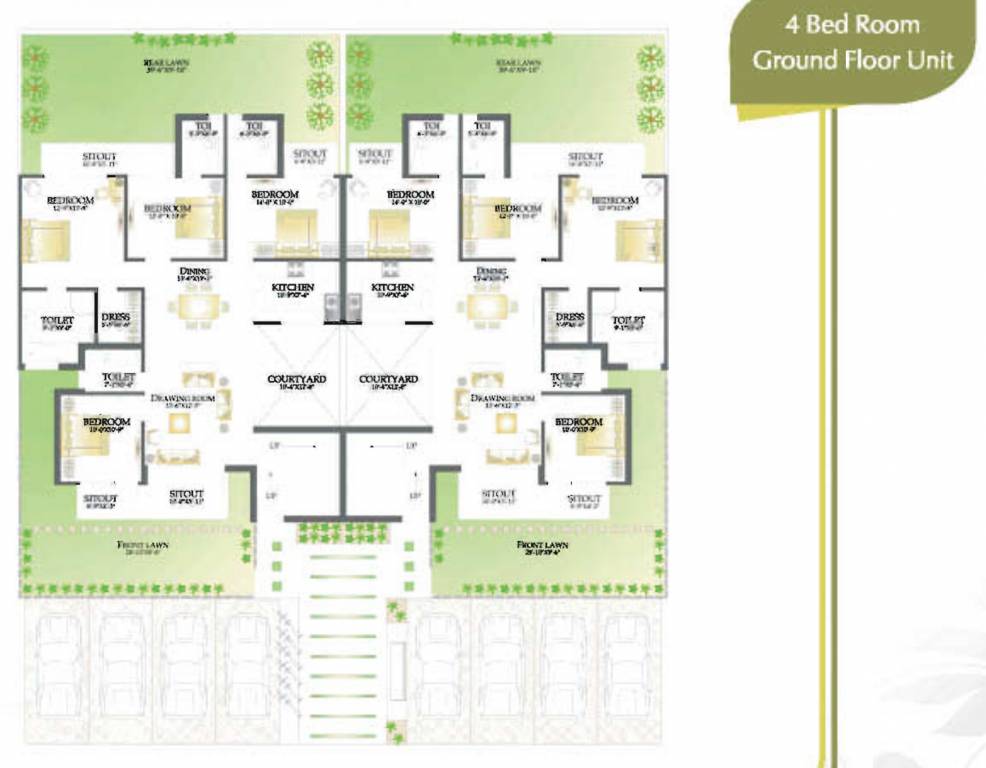 palms Tower B1 to B27 Cluster Plan