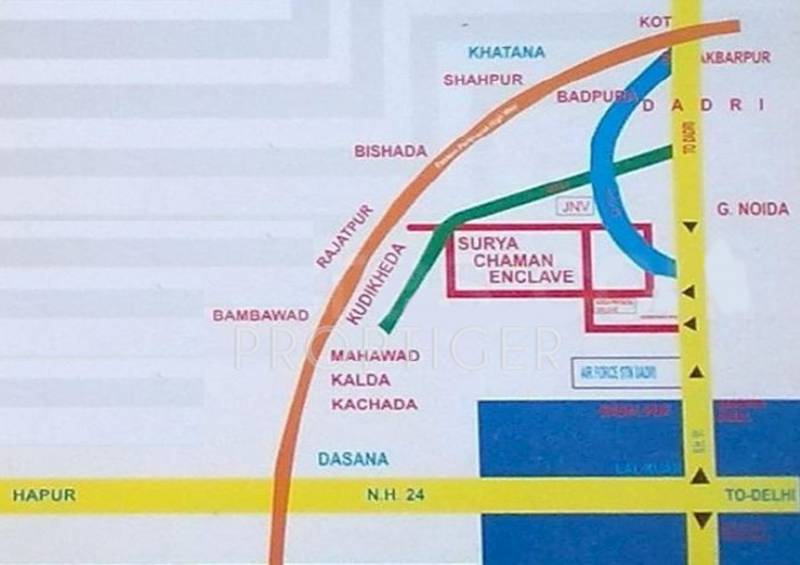 Images for Location Plan of Venus Surya Chaman Enclave