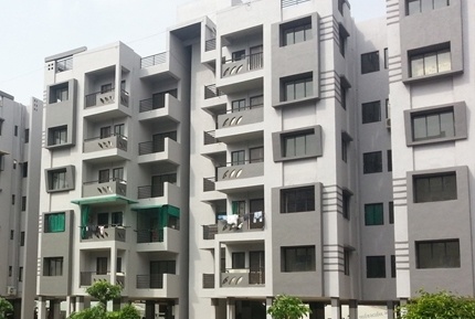 Elevation main of Devraj Residency