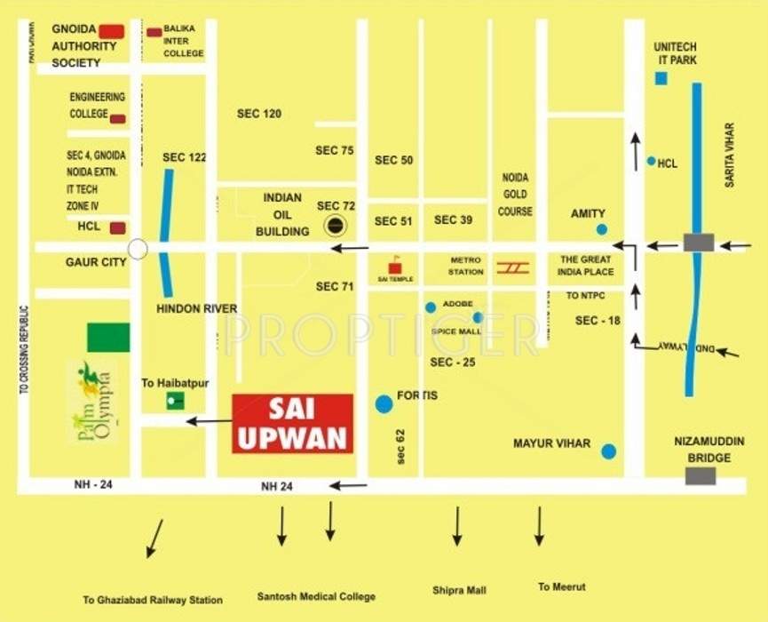 Images for Location Plan of Globus Sai Upvan