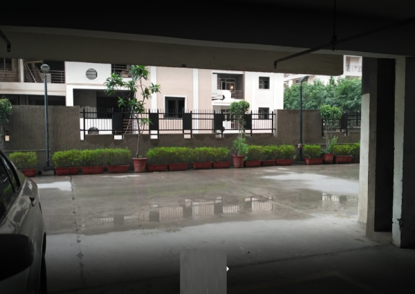 Paved Compound amenities of Sam Residency