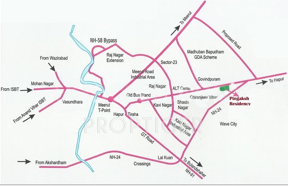 Images for Location Plan of Pingaksh Sunshine Residency