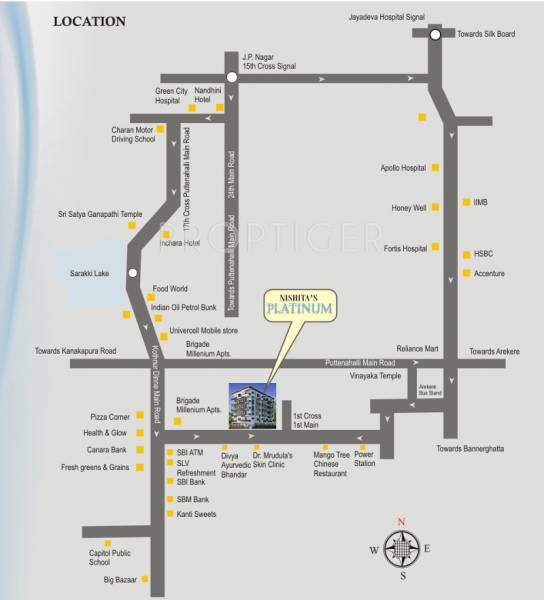 Images for Location Plan of Nishitas Platinum Images for Location Plan of Nishitas Platinum