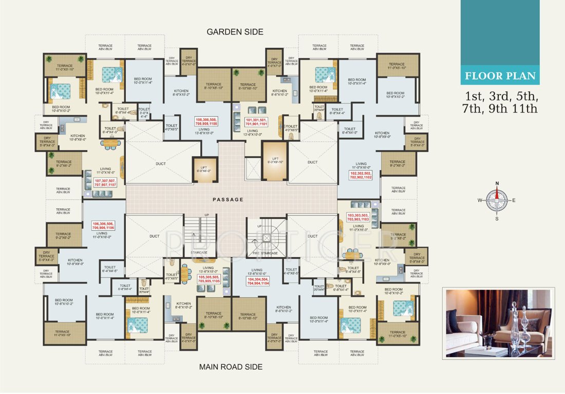 Images for Cluster Plan of Bhalachandra Avenns