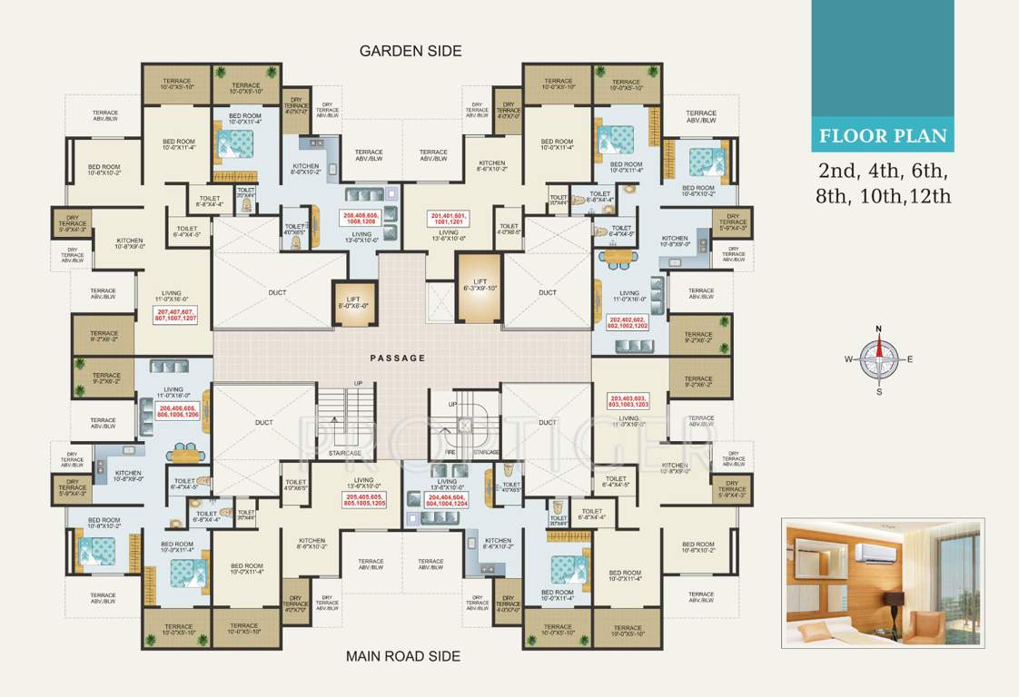 Images for Cluster Plan of Bhalachandra Avenns