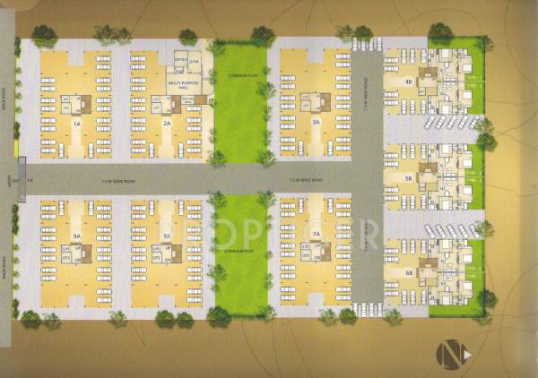 Images for Cluster Plan of Satva Satva III Images for Cluster Plan of Satva Satva III