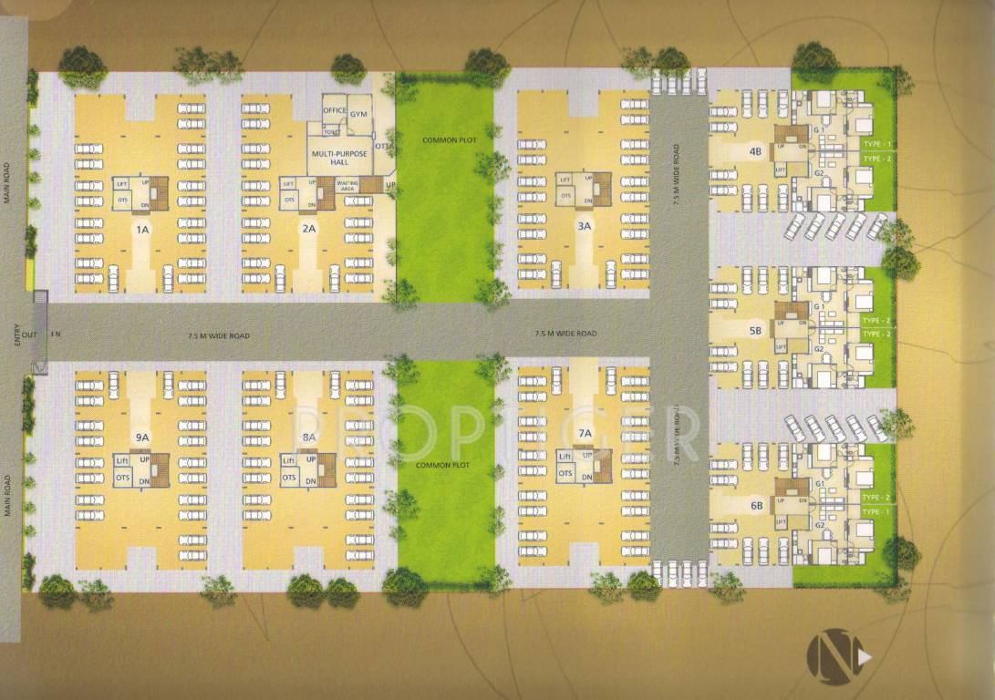 Images for Cluster Plan of Satva Satva III