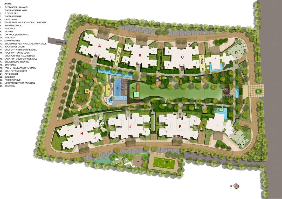  jade residences Images for Master Plan of Kalpataru Jade Residences