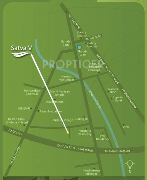 Images for Location Plan of Satva Satva V Images for Location Plan of Satva Satva V
